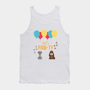 Dog Party Pawty Tank Top